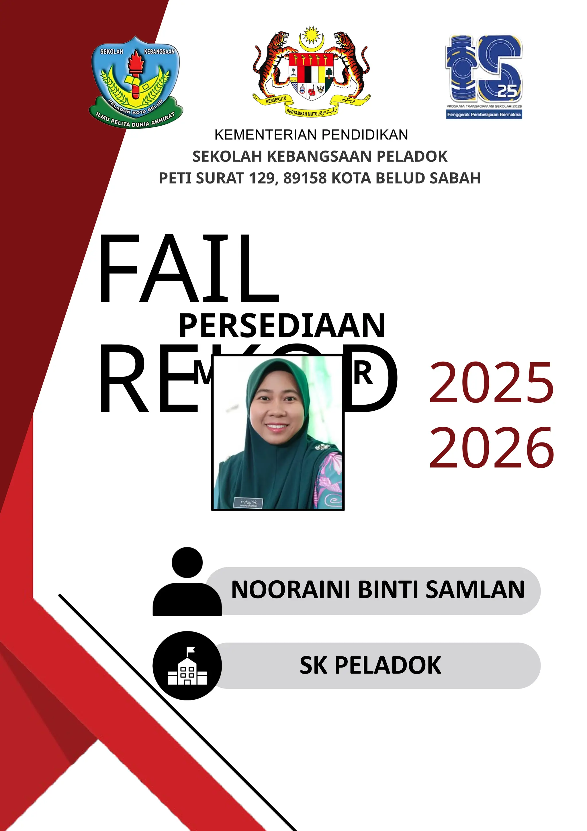 MUKA DEPAN FAIL RPH DAN SEMPADAN RANCANGAN | PPTX
