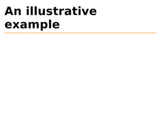 An illustrative 
example 
 