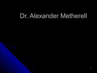 11
Dr. Alexander MetherellDr. Alexander Metherell
ISUS KRIST:
REALAN IZVJEŠTAJO MUCI
 