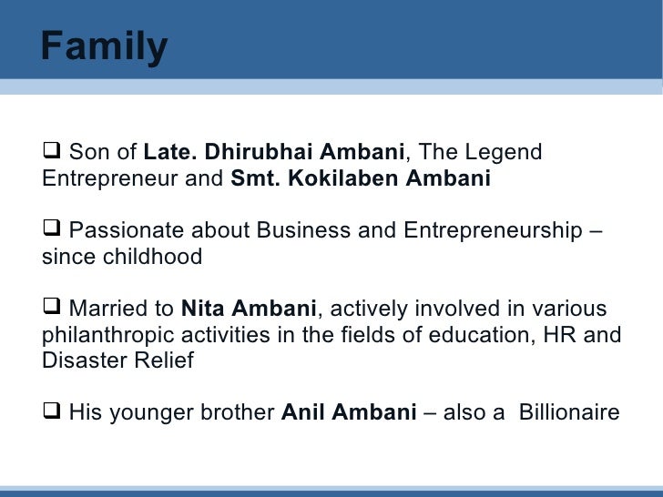 Mukesh Ambani Mukesh Ambani