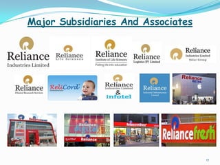 Major Subsidiaries And Associates




                                    17
 