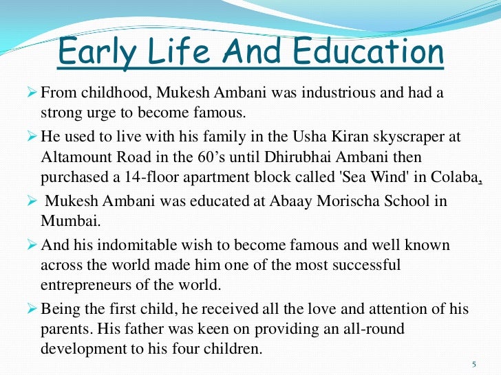 Mukesh Ambani Strategic Management Mukesh Ambani Strategic Management