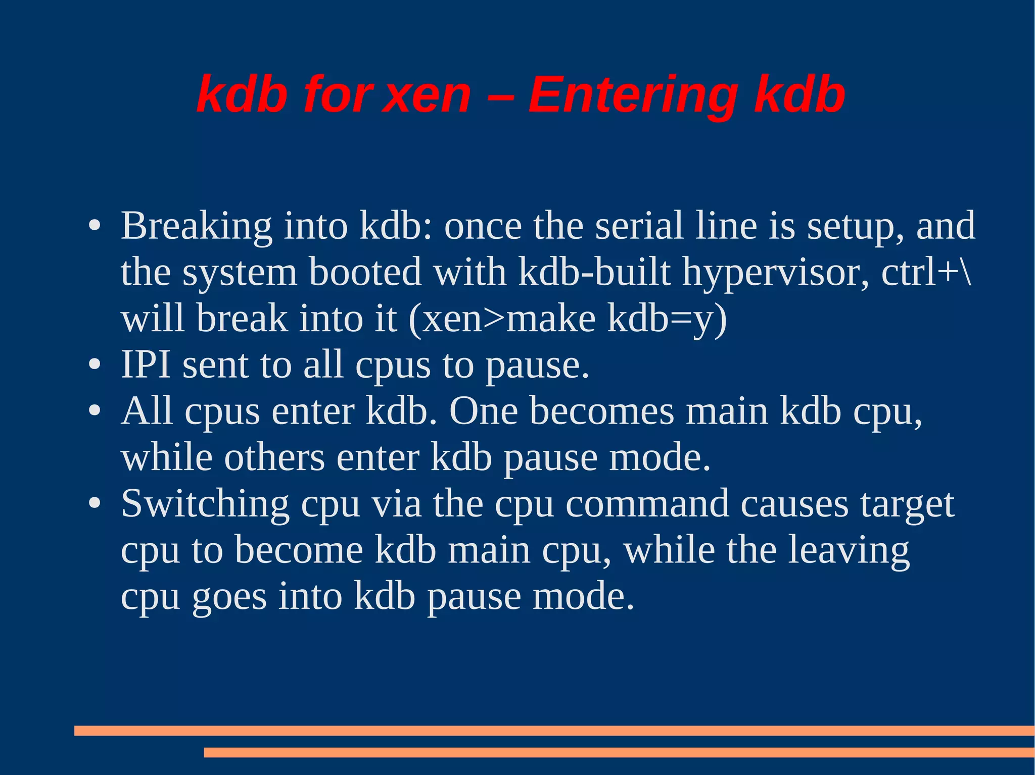 XS Boston 2008 Debugging Xen