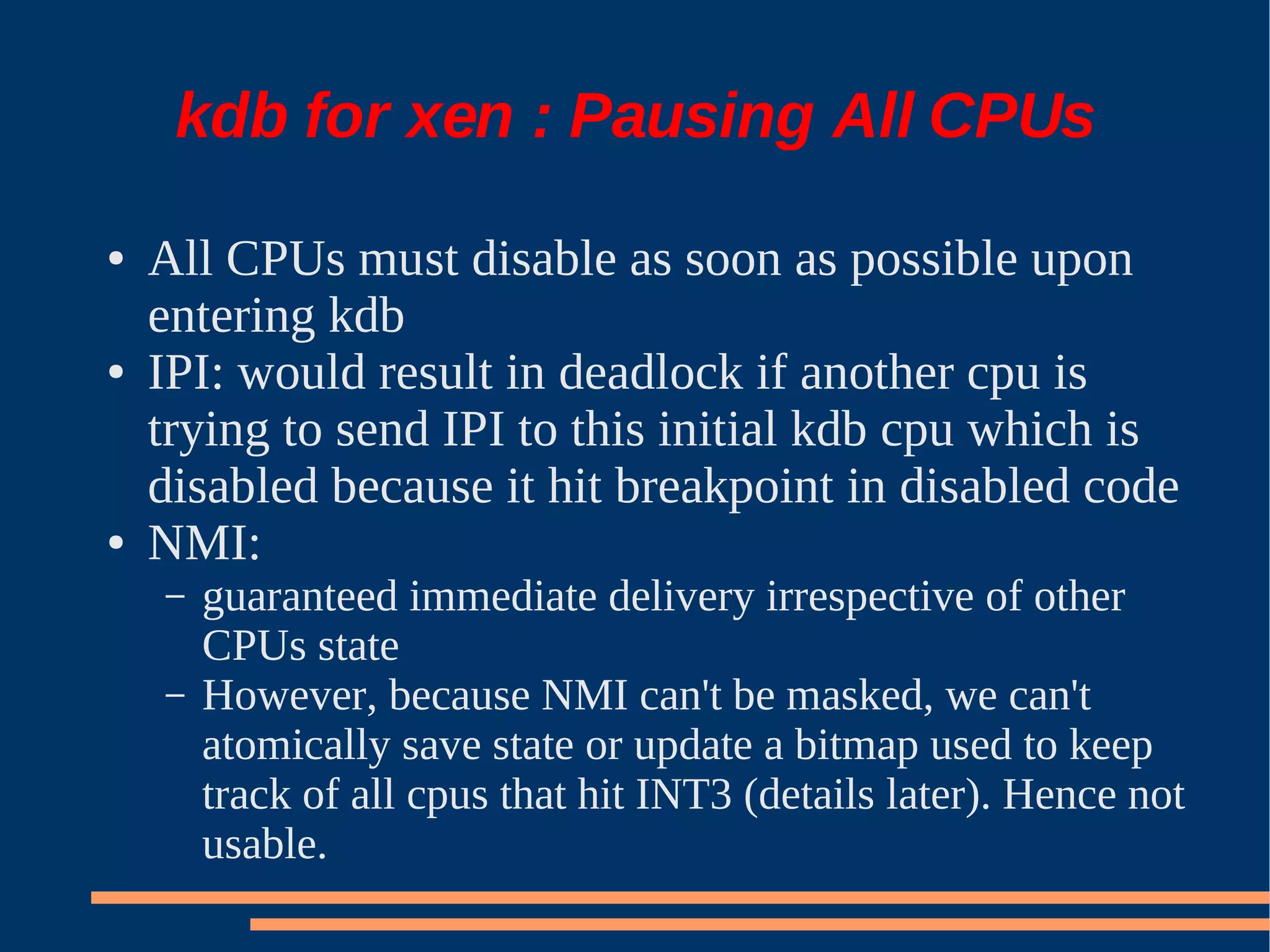 XS Boston 2008 Debugging Xen