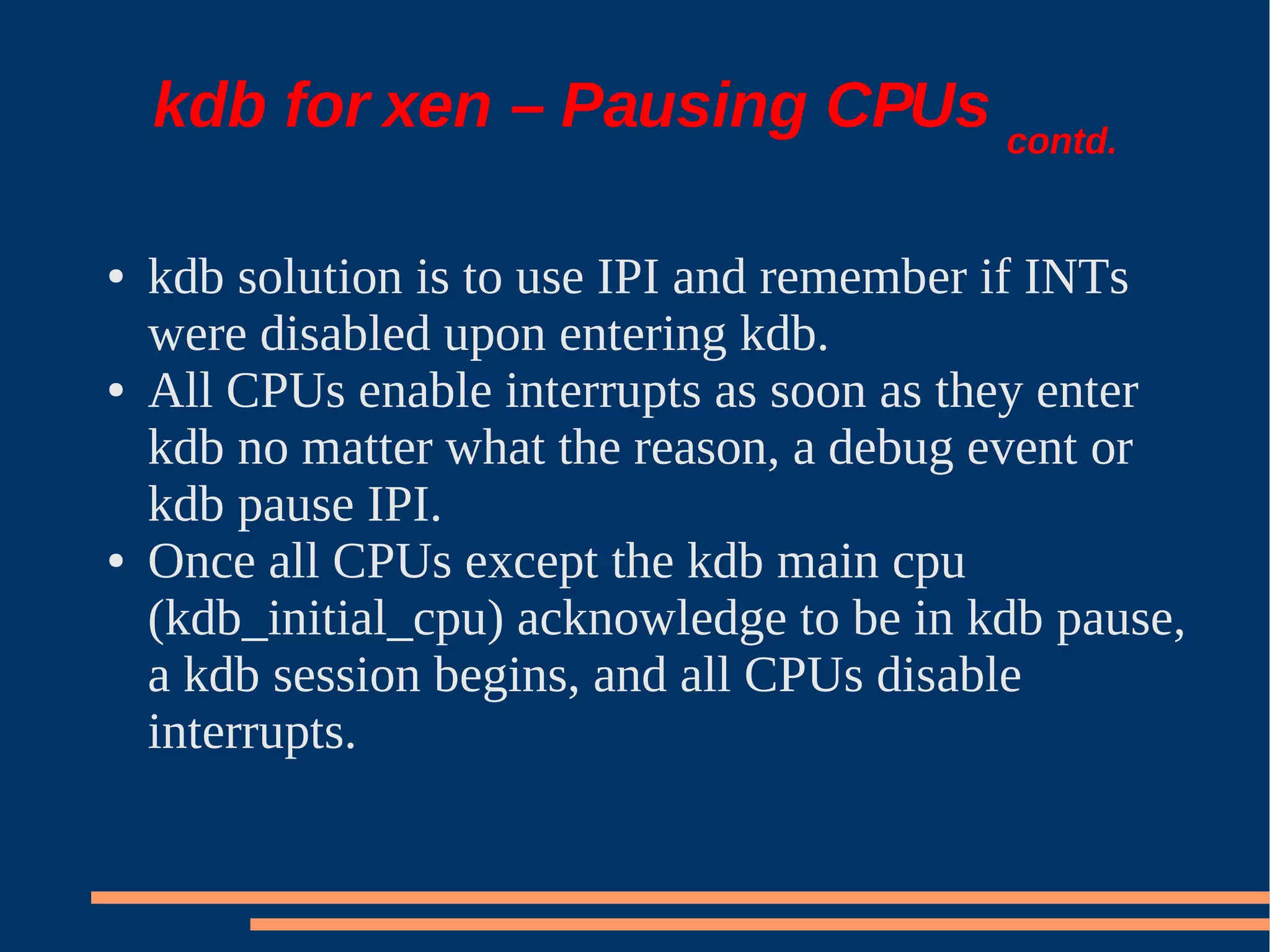 XS Boston 2008 Debugging Xen