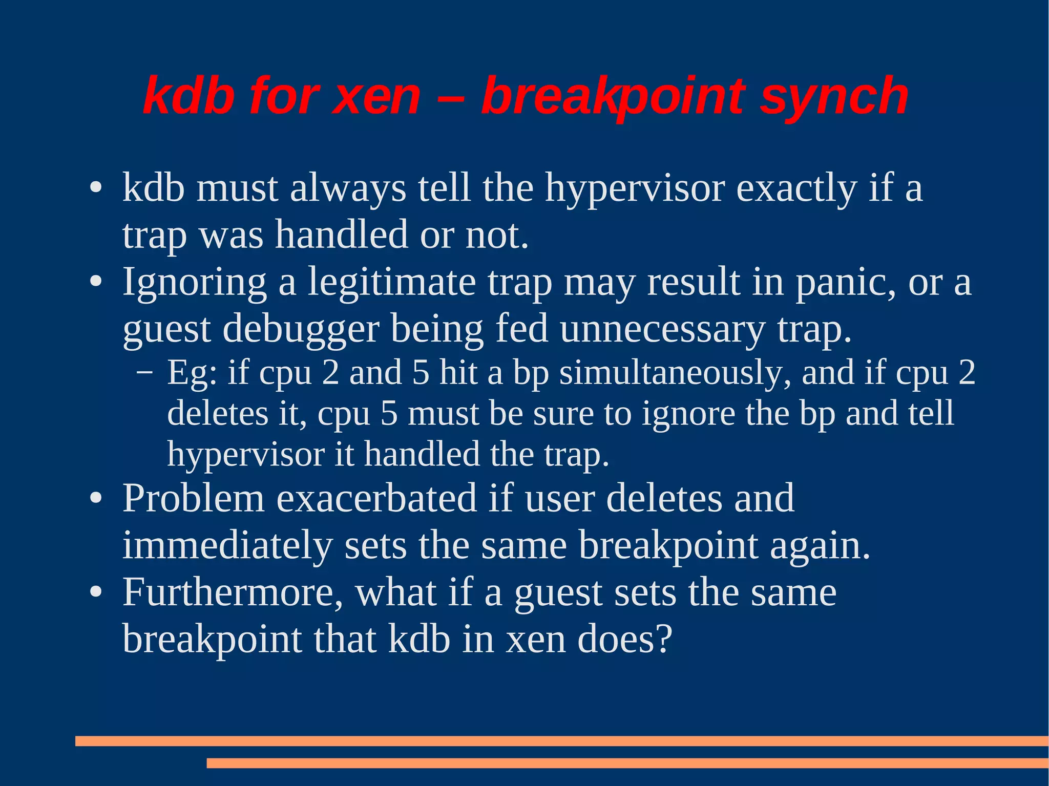 XS Boston 2008 Debugging Xen