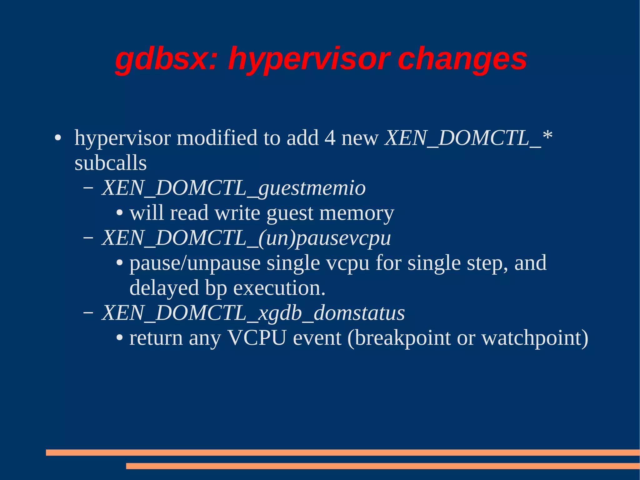 XS Boston 2008 Debugging Xen