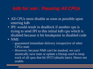XS Boston 2008 Debugging Xen