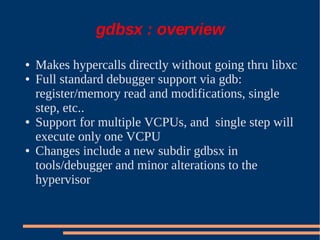 XS Boston 2008 Debugging Xen