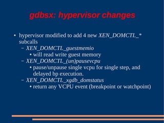 XS Boston 2008 Debugging Xen