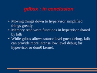 XS Boston 2008 Debugging Xen