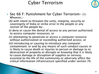 National Critical Information Infrastructure Protection Centre (NCIIPC): Role and Responisbilities Slide 39