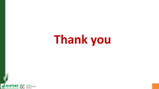 Asia Regional Planning Meeting-Efficient use of limited water resource:Safe Reuse of Wastewater (grey water) in Agriculture by Dr Mukund Patil