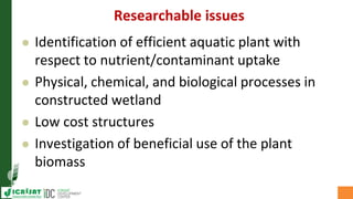 Asia Regional Planning Meeting-Efficient use of limited water resource:Safe Reuse of Wastewater (grey water) in Agriculture by Dr Mukund Patil