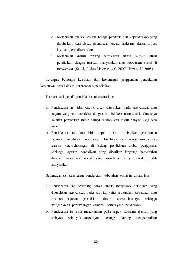 Perencanaan Administrasi Pendidikan