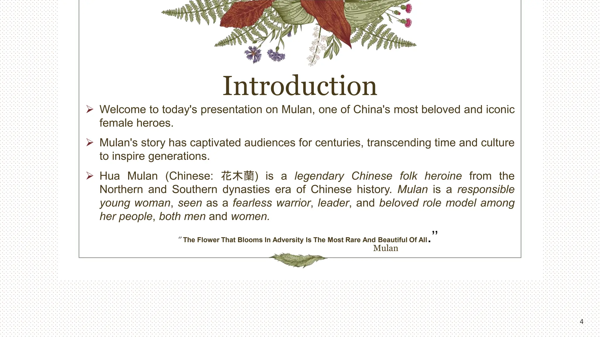 Mulan A Timeless Tale of Courage and Honor.pptx(02)