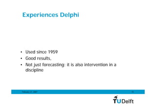 19.02, Mulder — From forecasting to backcasting