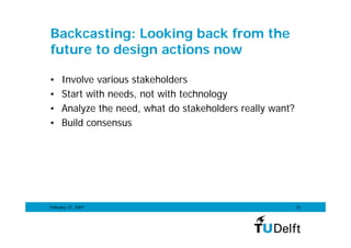 19.02, Mulder — From forecasting to backcasting