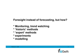 19.02, Mulder — From forecasting to backcasting