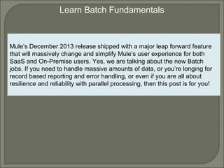 Batch processing | PPT