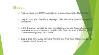 Mule flatfile-json | PPTX