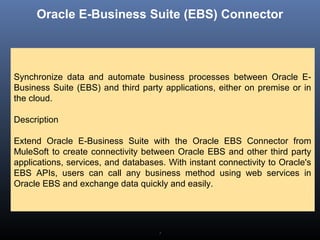 Mule oracle connectors | PPT