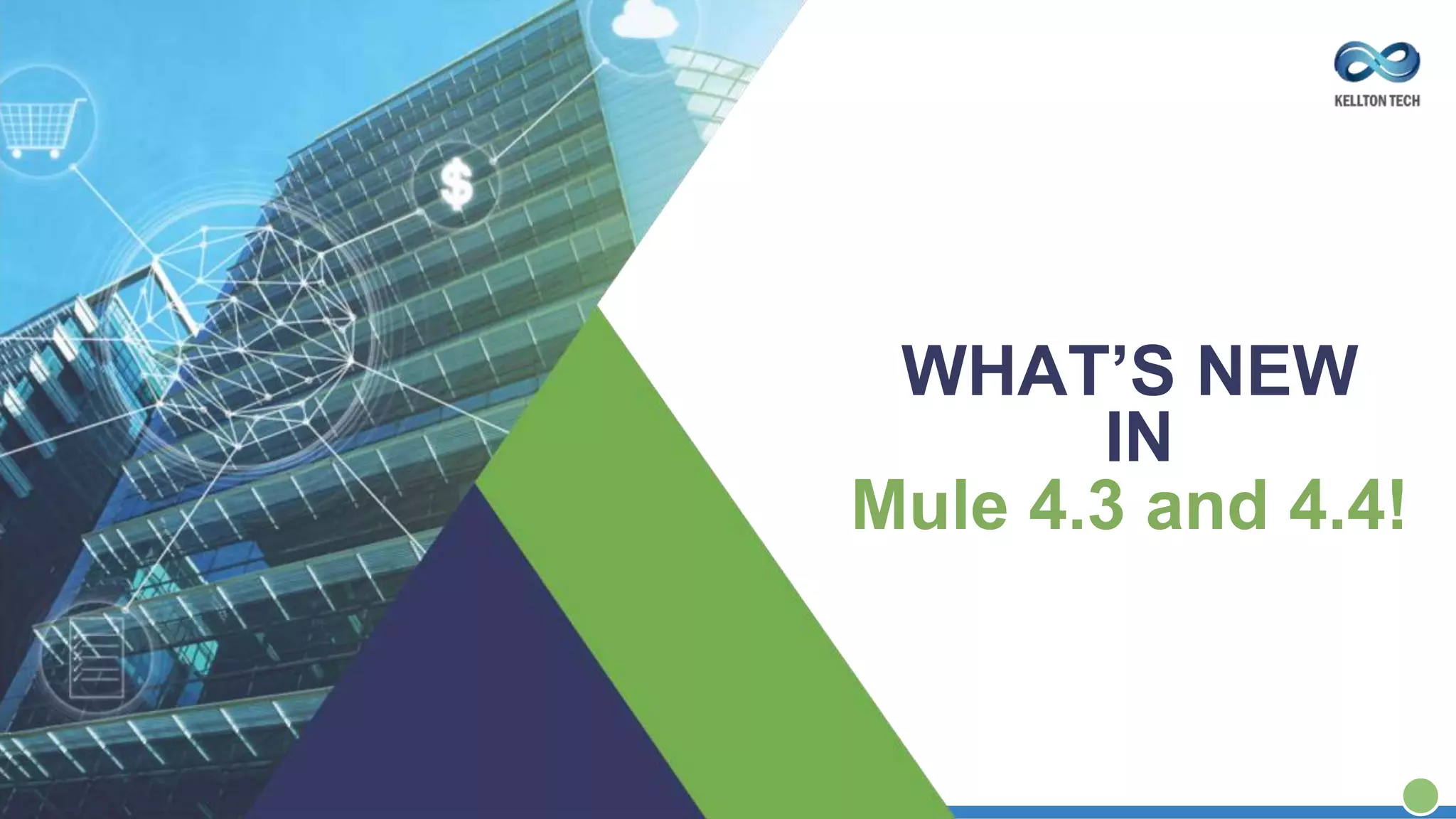 WHAT’S NEW
IN
Mule 4.3 and 4.4!
 
