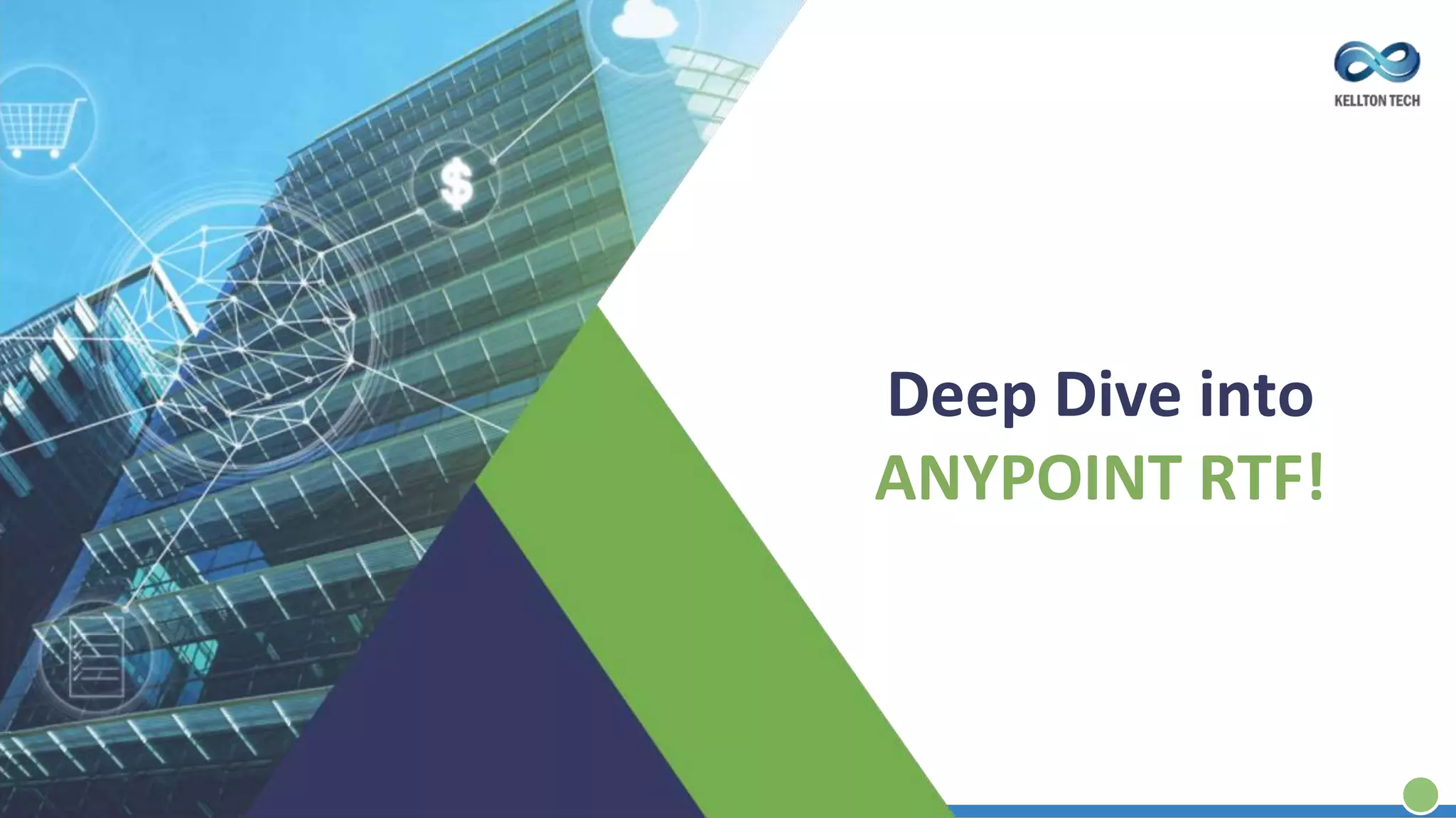 Deep Dive into
ANYPOINT RTF!
 