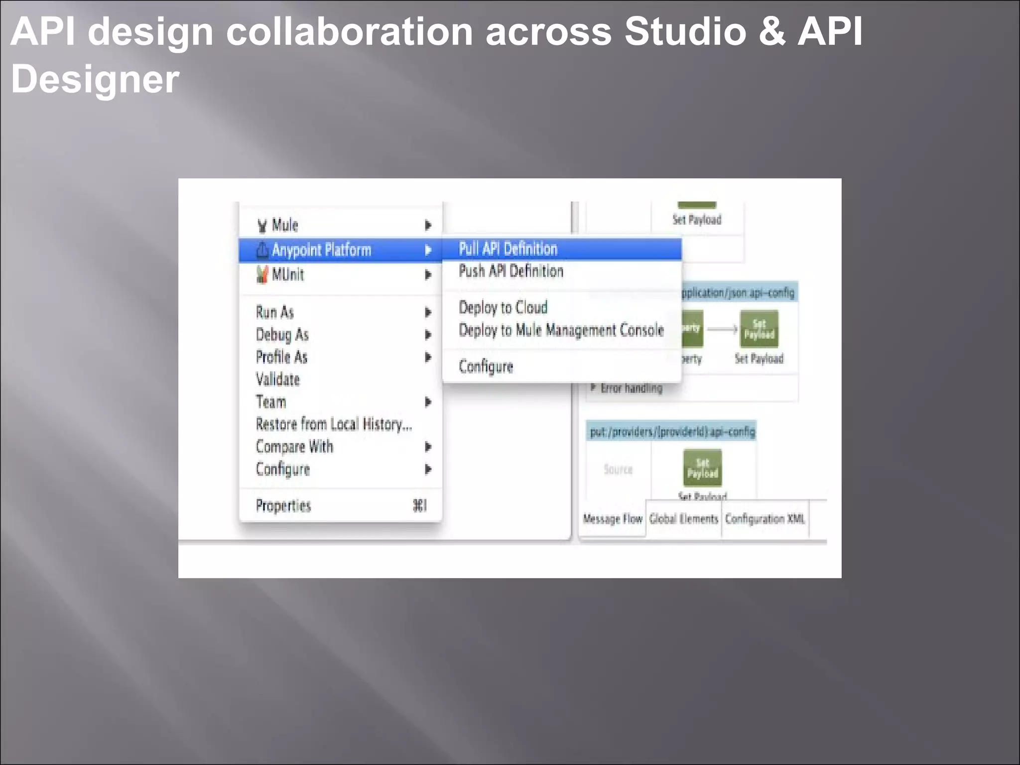 3
API design collaboration across Studio & API
Designer
 