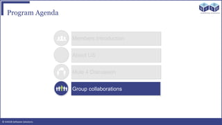 © EAIESB Software Solutions
Program Agenda
Members Introduction
About US
Mule 4 Discussion
Group collaborations
 