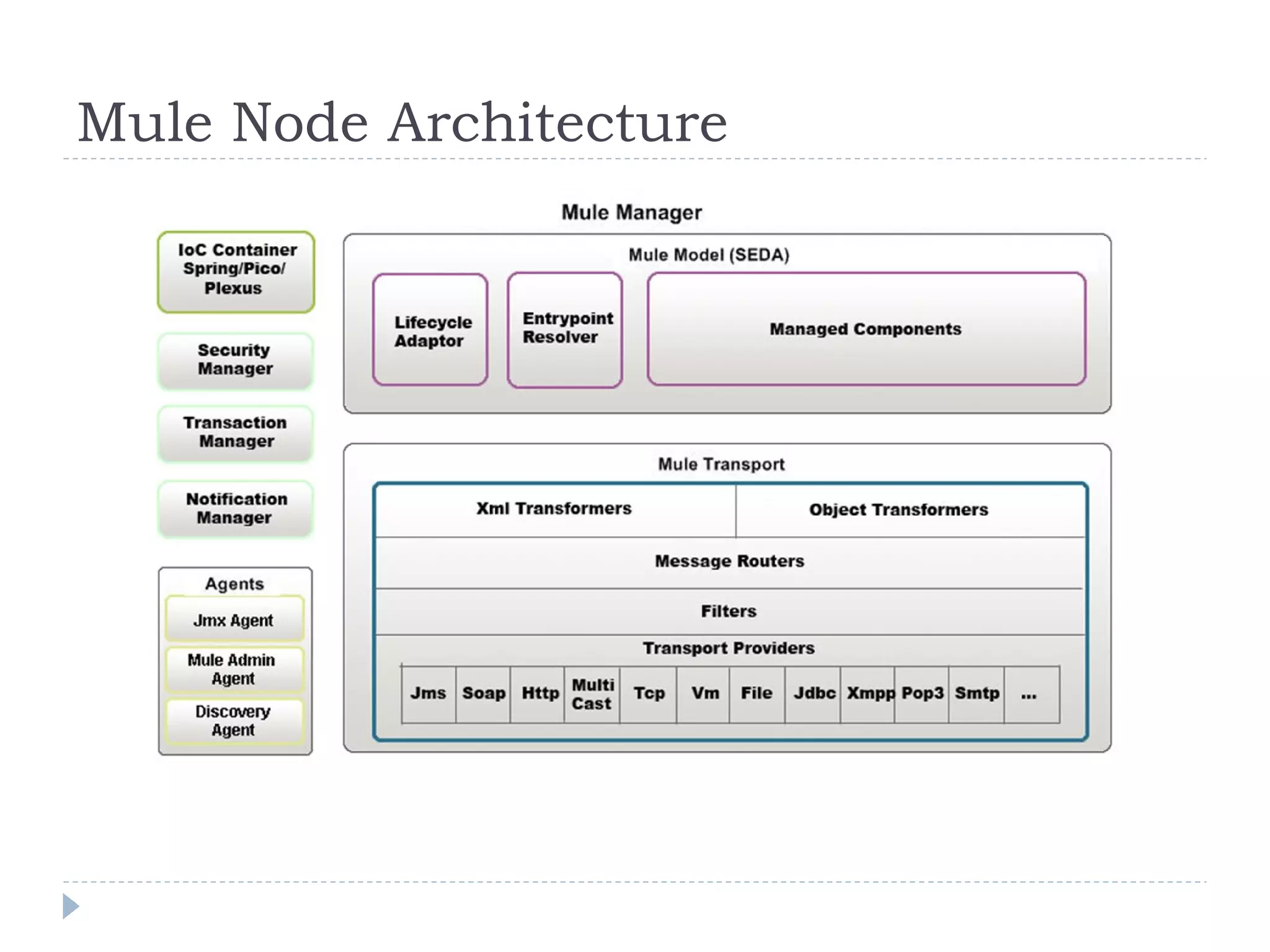 Mule Node Architecture
 