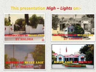 Muliaage Mulee Aage - The Presidential Palace (Maldives) | PPTX