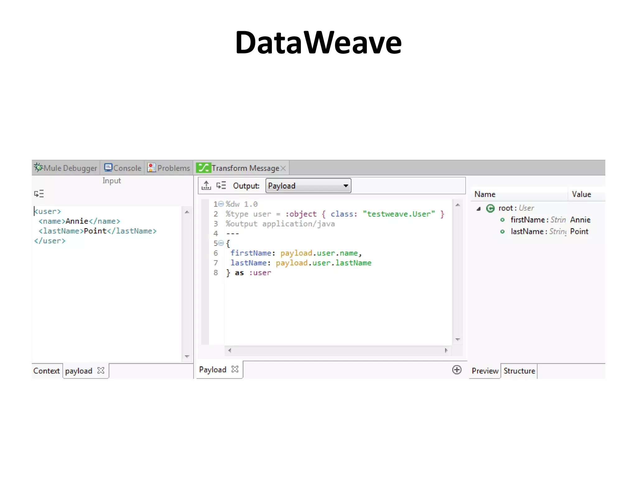 Mule esb DataWeave | PPT