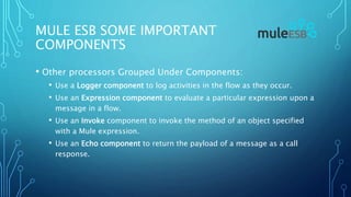 Mule ESB - An Enterprise Service Bus | PPTX | Cloud Computing | Internet