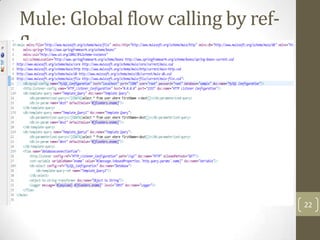 Mule: Global flow calling by ref-
flow
22
 