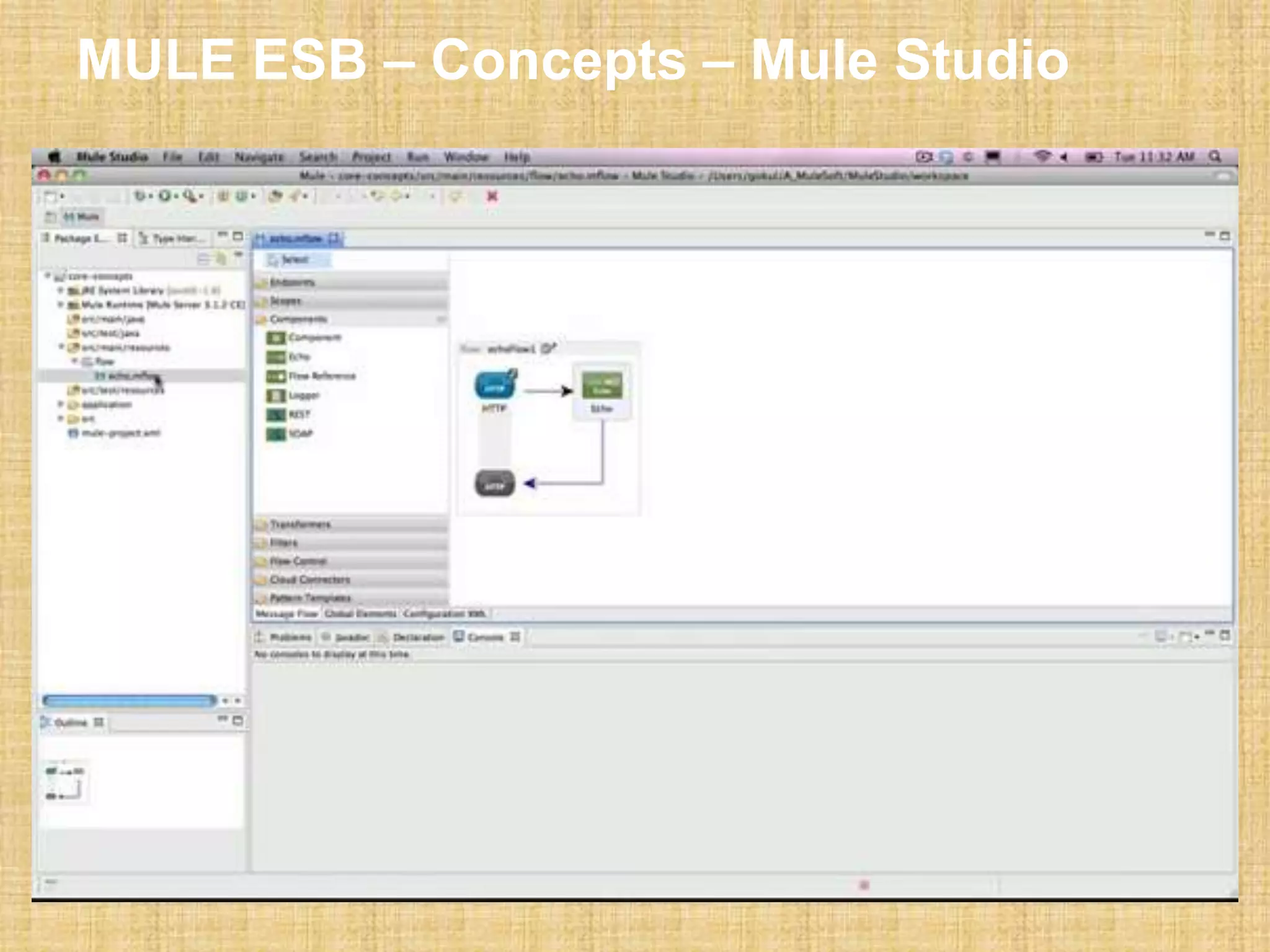 MULE ESB – Concepts – Mule Studio
 