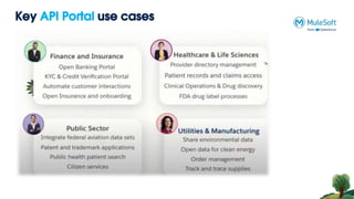 Key API Portal use cases
 
