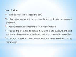 Mule expression component | PPTX