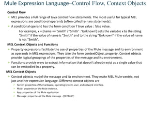 Mule expression language | PPT