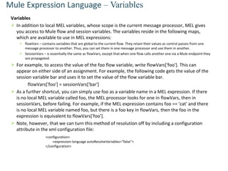Mule expression language | PPT