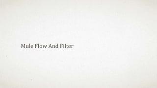 Mule Flow And Filter