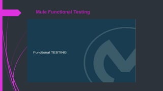 Mule Functional Testing
 