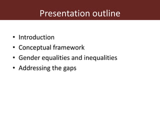 Addressing gender inequalities in Ethiopia’s agricultural sector to reduce poverty