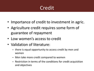 Addressing gender inequalities in Ethiopia’s agricultural sector to reduce poverty