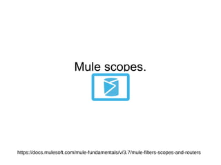 Mule scopes.
https://docs.mulesoft.com/mule-fundamentals/v/3.7/mule-filters-scopes-and-routers
 