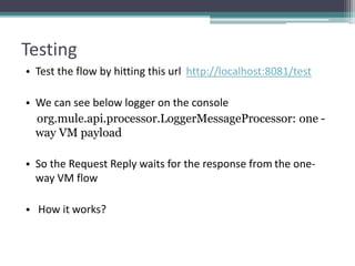 Mule Request Reply | PPTX