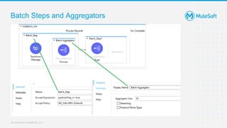 All contents © MuleSoft, LLC
Batch Steps and Aggregators
 