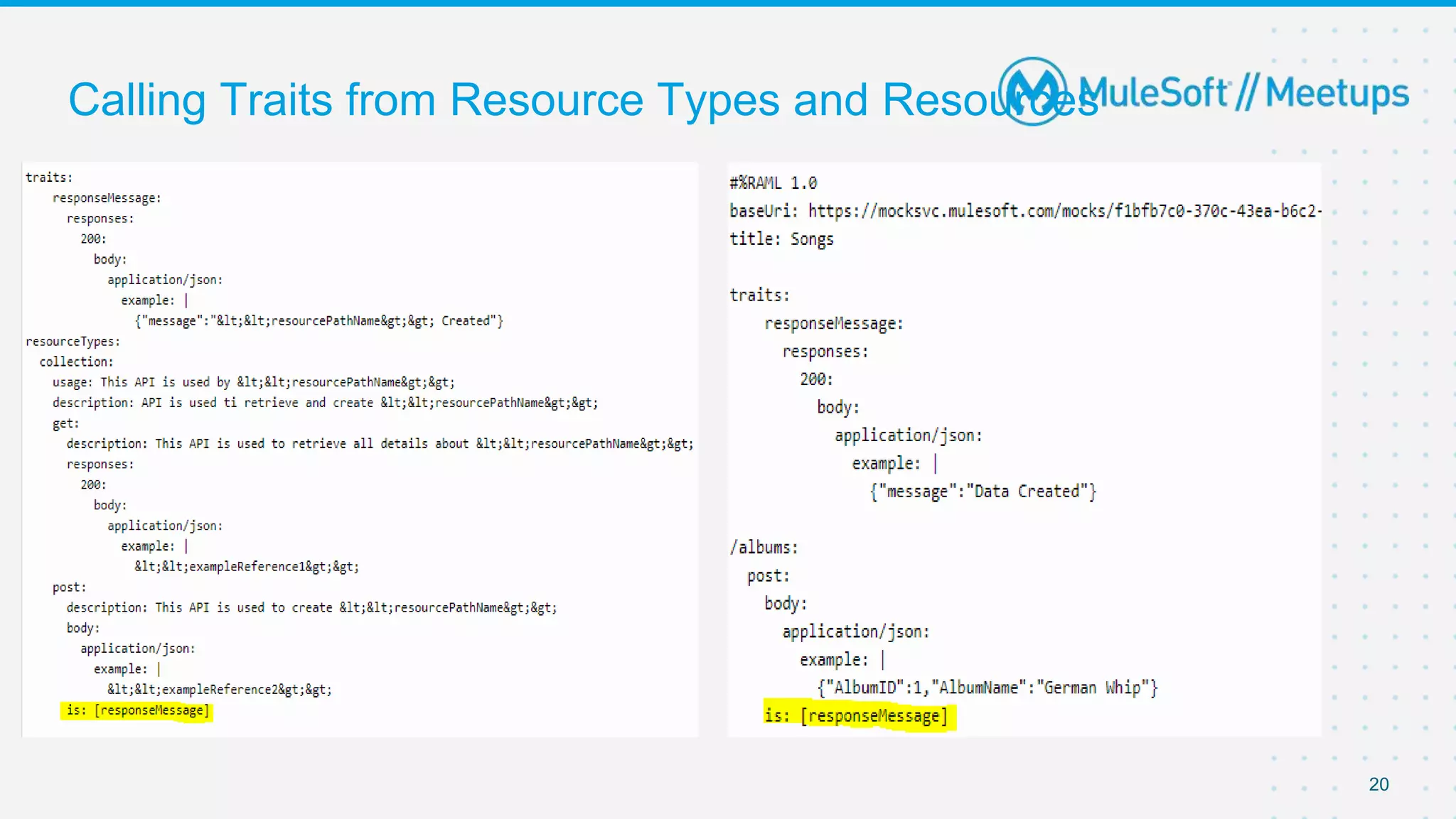 Calling Traits from Resource Types and Resources
20
 
