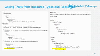 Calling Traits from Resource Types and Resources
20
 