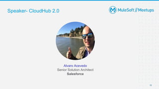10
Speaker- CloudHub 2.0
Alvaro Acevedo
Senior Solution Architect
Salesforce
 